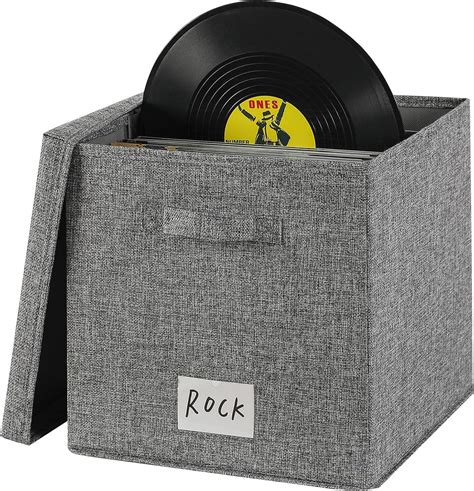 Amazon.com: DYWMM 13-Inch Vinyl Record Storage with Divider, Album ...