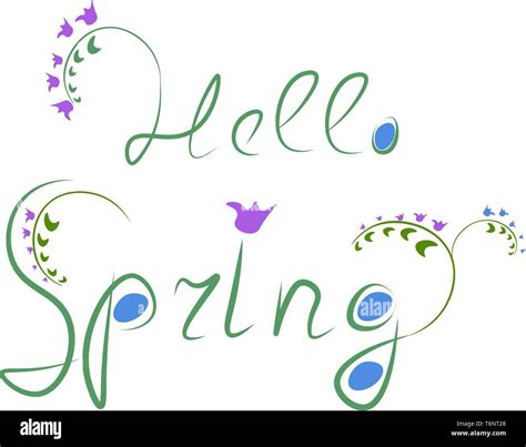 Image result for Hello Spring Drawing