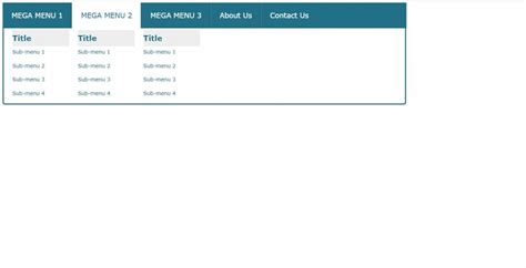 Image result for CSS3 Only Flex Mega Menu. Example Search Logo