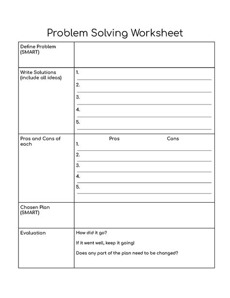 Problem Solving Strategies Worksheet.pdf に対する画像結果