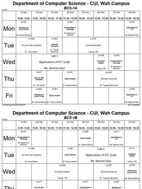 Toradh íomhá ar Timetable Arrangement Project Class 12 CS
