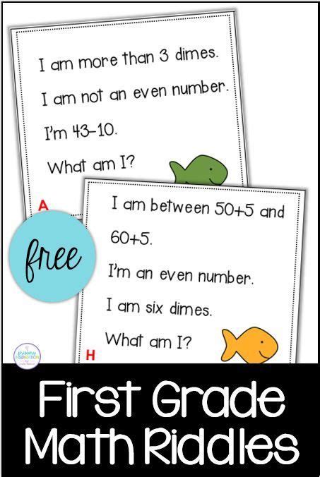 Image result for First Grade Math Riddles