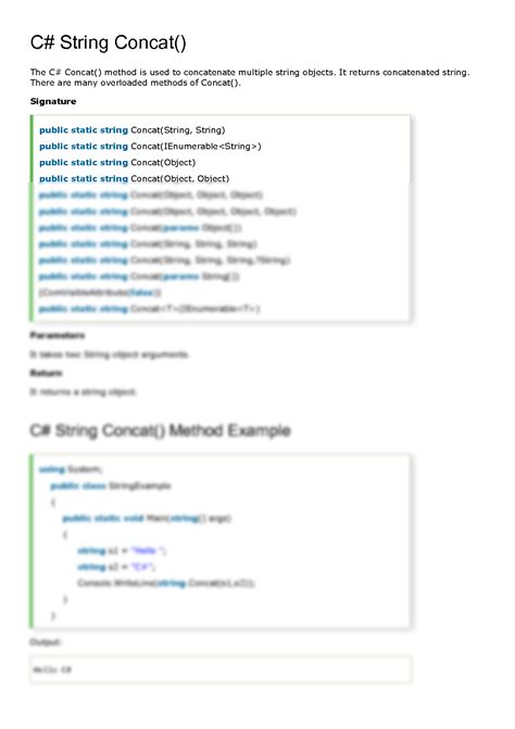 Image result for Good SQL Concat String C#