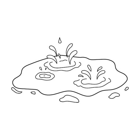 Toradh íomhá ar Puddle Drawing with Shadow