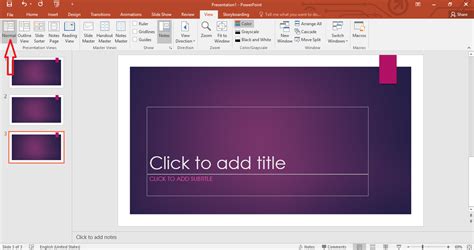 On Windows 10, how can you click through a PowerPoint presentation ...