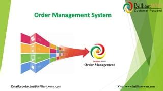 Image result for Order Management System Snapshot Slide