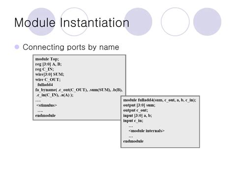 Image result for Module Instatiantion Types