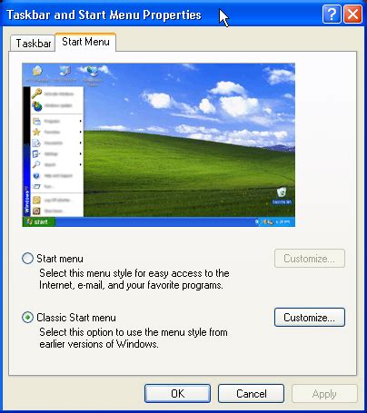 Image result for Windows XP Start Menu