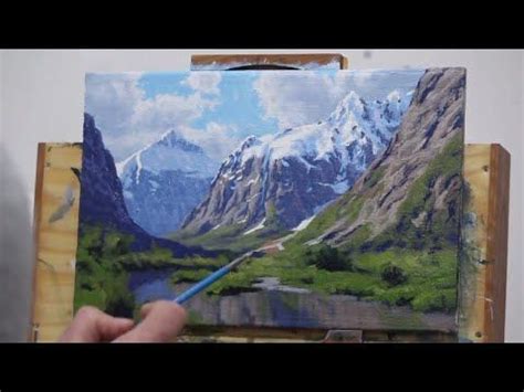 Image result for How to Easily Paint Mountains