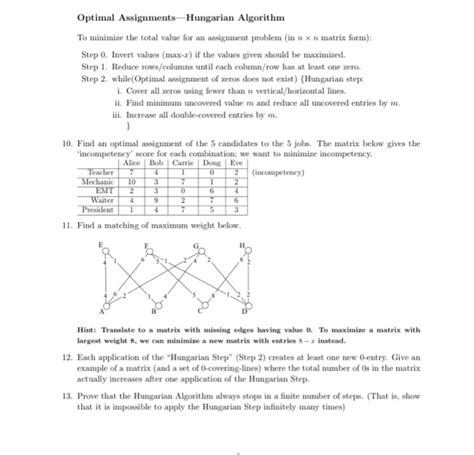 Optimal Assignment Problem ಗಾಗಿ ಇಮೇಜ್ ಫಲಿತಾಂಶ