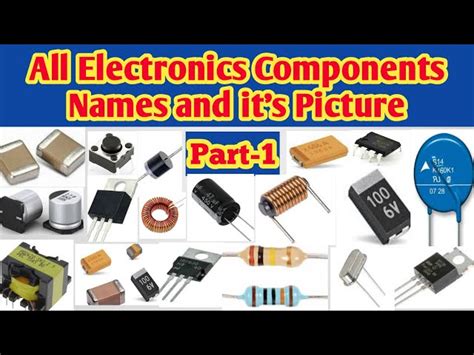 Image result for Electrical Components Pictures and Names