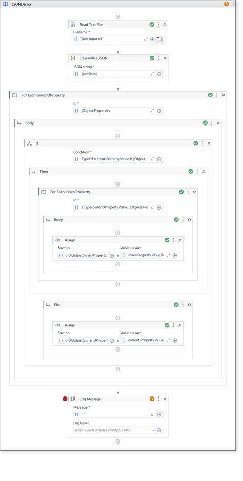 UiPath Convert String to JSON に対する画像結果