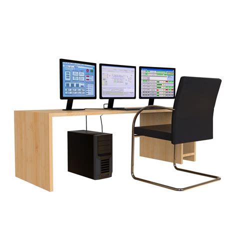 Image result for 3D Computer Table Andd Computer