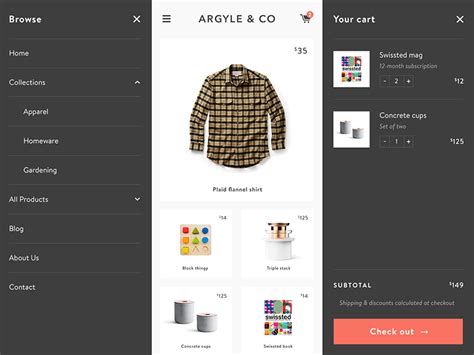 Toradh íomhá ar Drawer Design Pattern UI