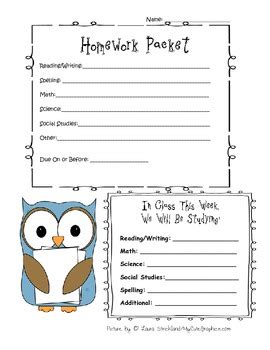 Image result for Printable Homework Cover Sheet