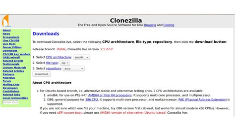 Image result for Clonezilla Setup