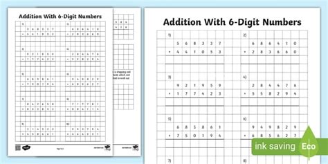 Image result for 6 Digit Number Names Worksheet