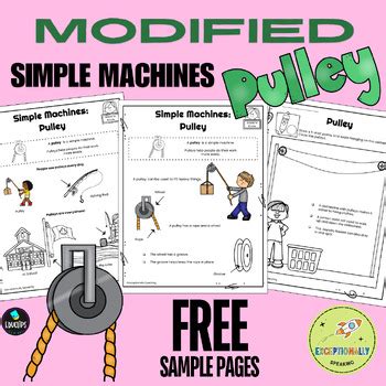 Résultat d’images pour Pulley Worksheet Grade 2