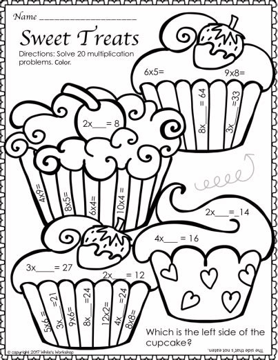 Image result for Math Coloring Pages 4th Grade