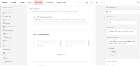 Toradh íomhá ar JSON Designer
