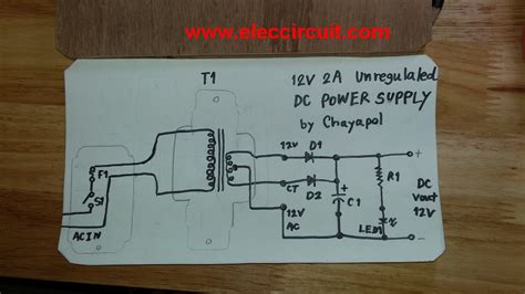 Power Adapter 12V Diagram に対する画像結果
