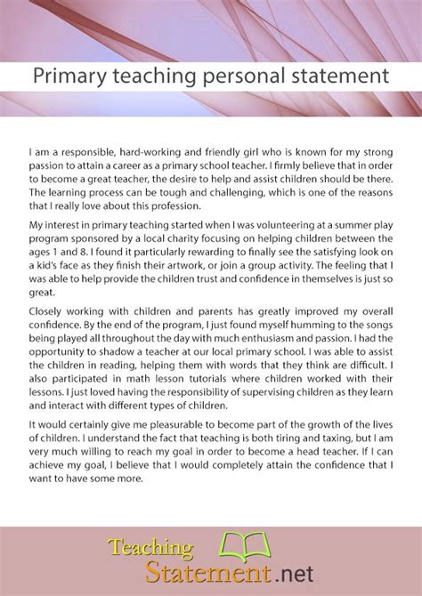 Image result for Supporting Statement Examples for Assistant Teachers