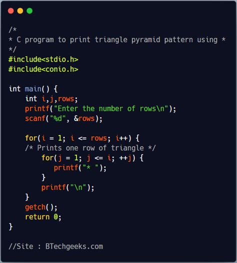 Pattern Using Loop in C Programing に対する画像結果