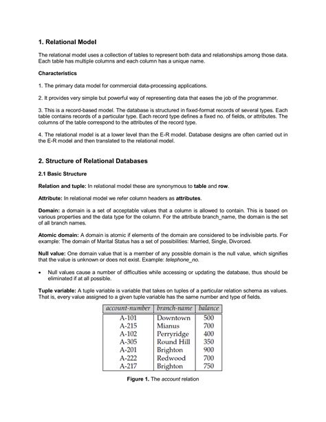 Image result for Relational Model Example Figure