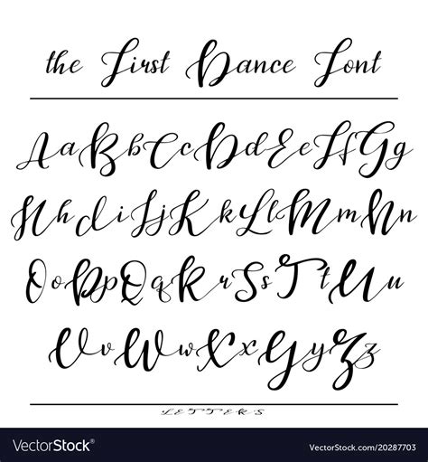 Image result for Cursive Calligraphy Alphabet