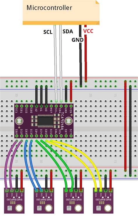 Image result for I2C Multiplexer Arduino and Tof Sensor