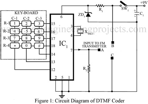 Image result for DTMF Decoder Schematic