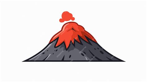 Image result for Cartoon Volcano Simple Icon