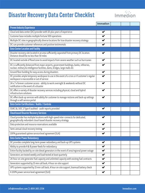 تصویر کا نتیجہ برائے Disaster-Recovery Checklist Template Excel