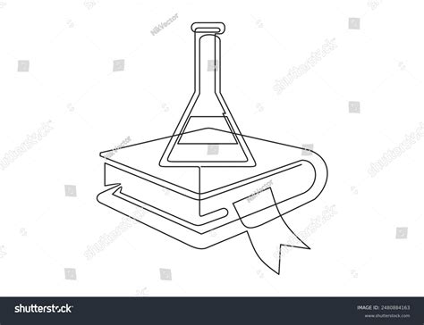 Toradh íomhá ar Single Line Drawing of Science Life Cycle