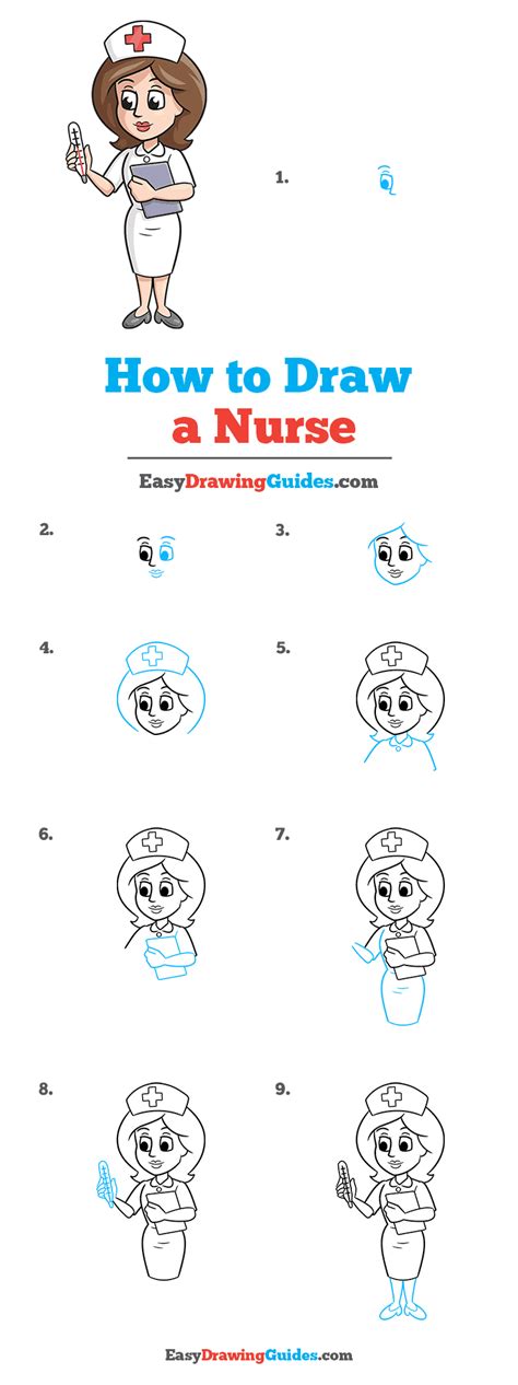 How to Draw a Nurse to Easy Drawing に対する画像結果
