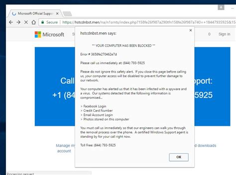 Image result for Microsoft Scam Computer Locked