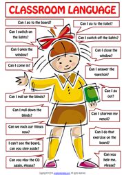 Image result for Classroom Language iSLCollective
