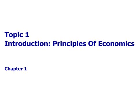Toradh íomhá ar Economics Introduction