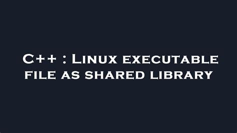 Image result for Linux Executeable File