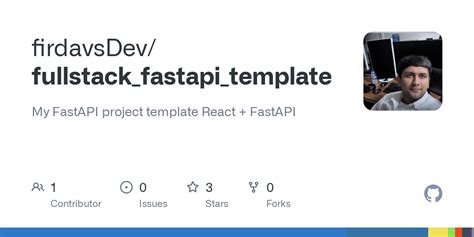 Fastapi Template に対する画像結果
