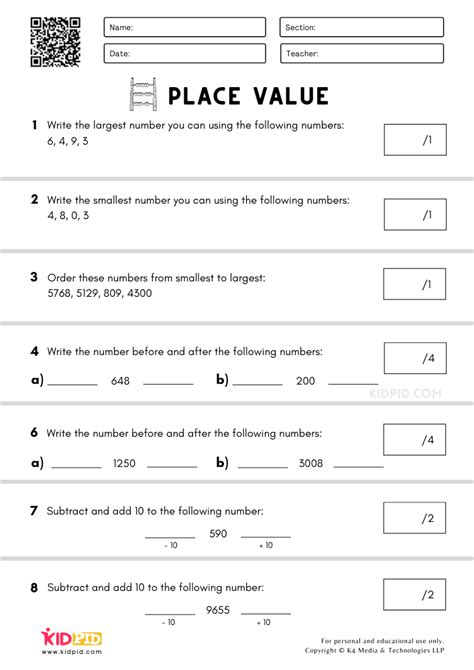 Image result for 3rd Grade Math Worksheets Place Value