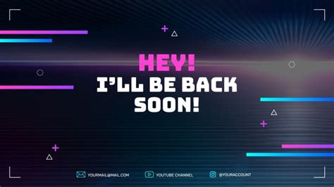 Be Back Soon Stream Overlay に対する画像結果