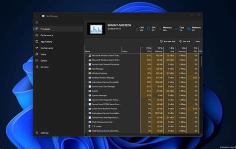 Toradh íomhá ar Windows 11 22N2 Task Manager