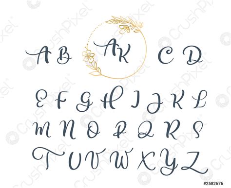 Image result for Cursive Monogram Font