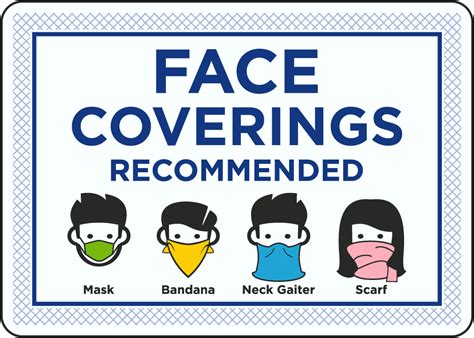 Face Mask Recommended Sign Printable に対する画像結果