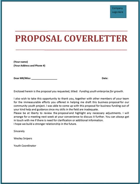 Image result for Cover Letter for Project Proposal Submission
