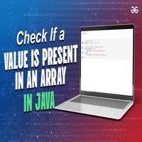 Image result for How to Check Element Present in Array in Java