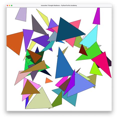 How to Make a Triangle in Python Bob Turtle に対する画像結果