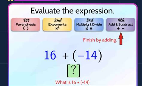Toradh íomhá ar Parentheses Multiply/Divide Add/Subtract