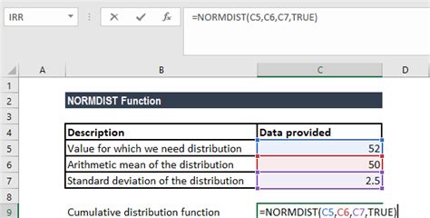 Image result for Normal Distribution in Excel Formula